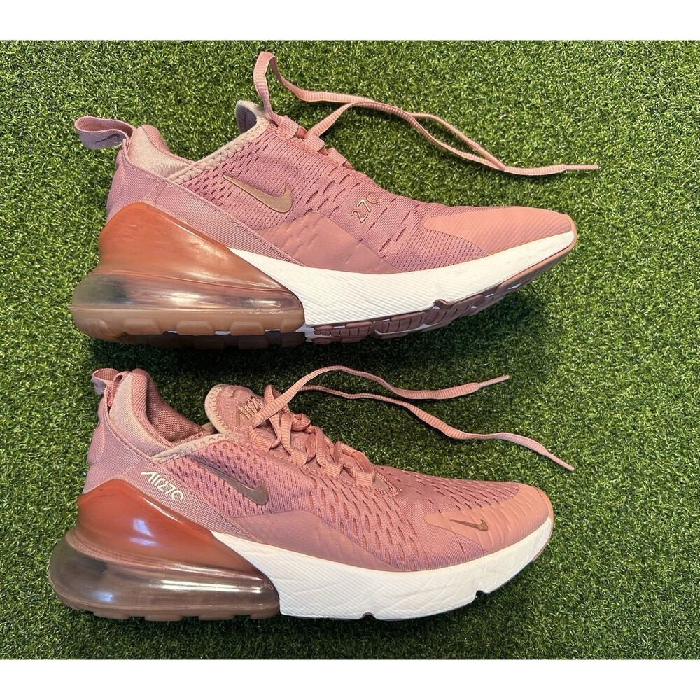 Nike Air Max 270 Rust Pink Women’s Running Shoes BQ0969-600 Size 7.5 Rose